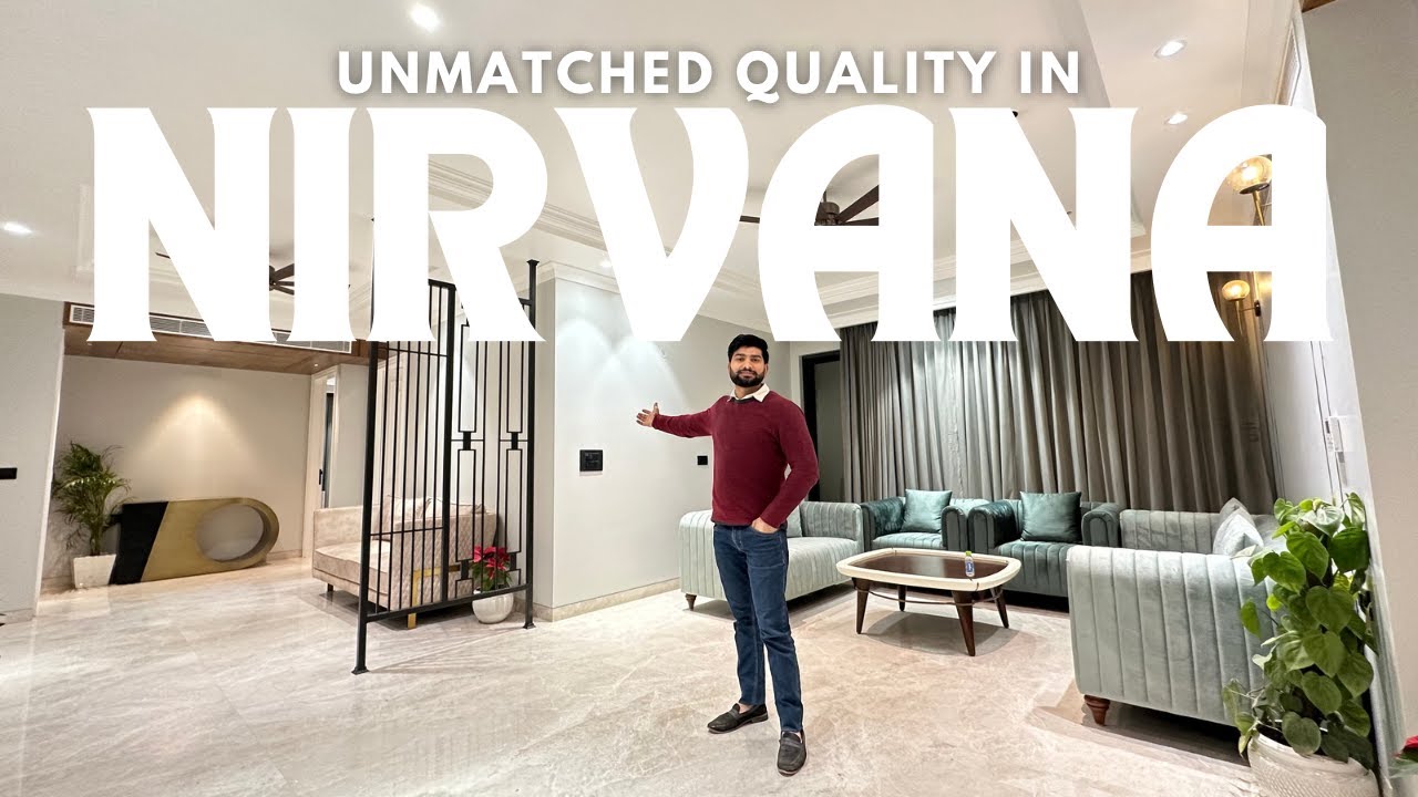Unmatched Quality of 4 BHK builder floor In Nirvana County & Tour Of Spacious House in 370 Yards