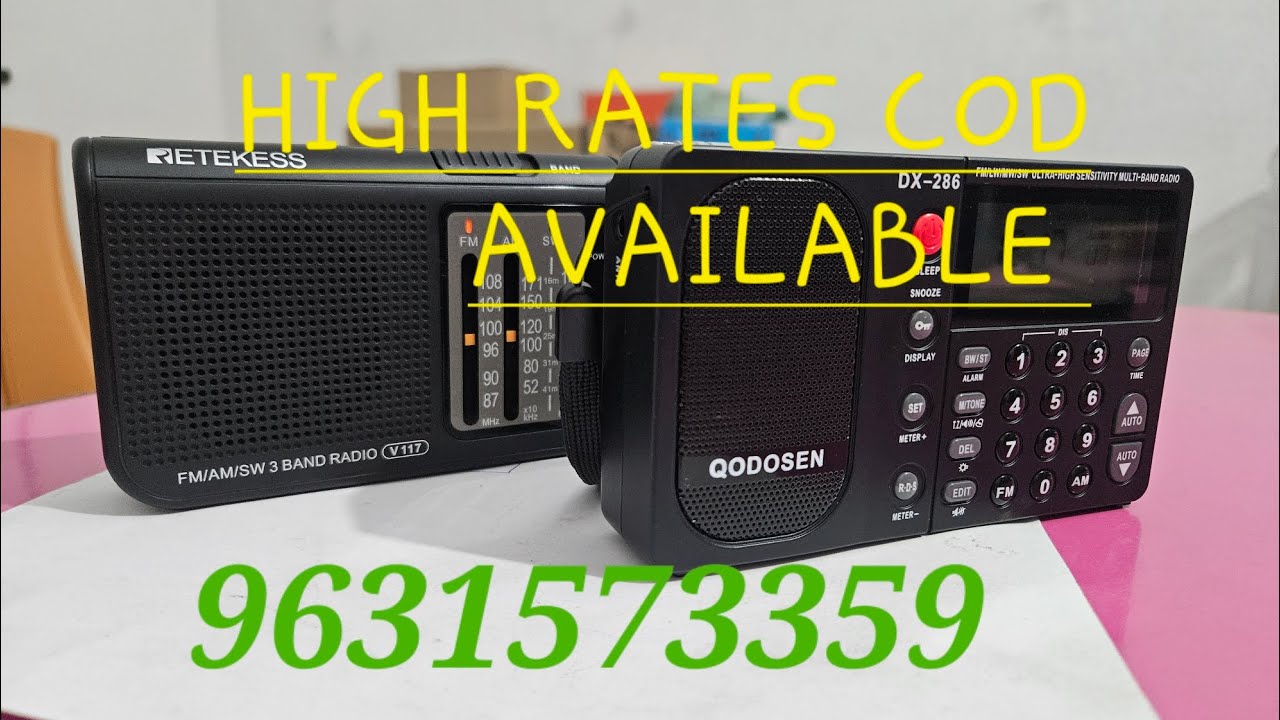 Commision two pocket radio @ qodosen dx286 @ retkessv177