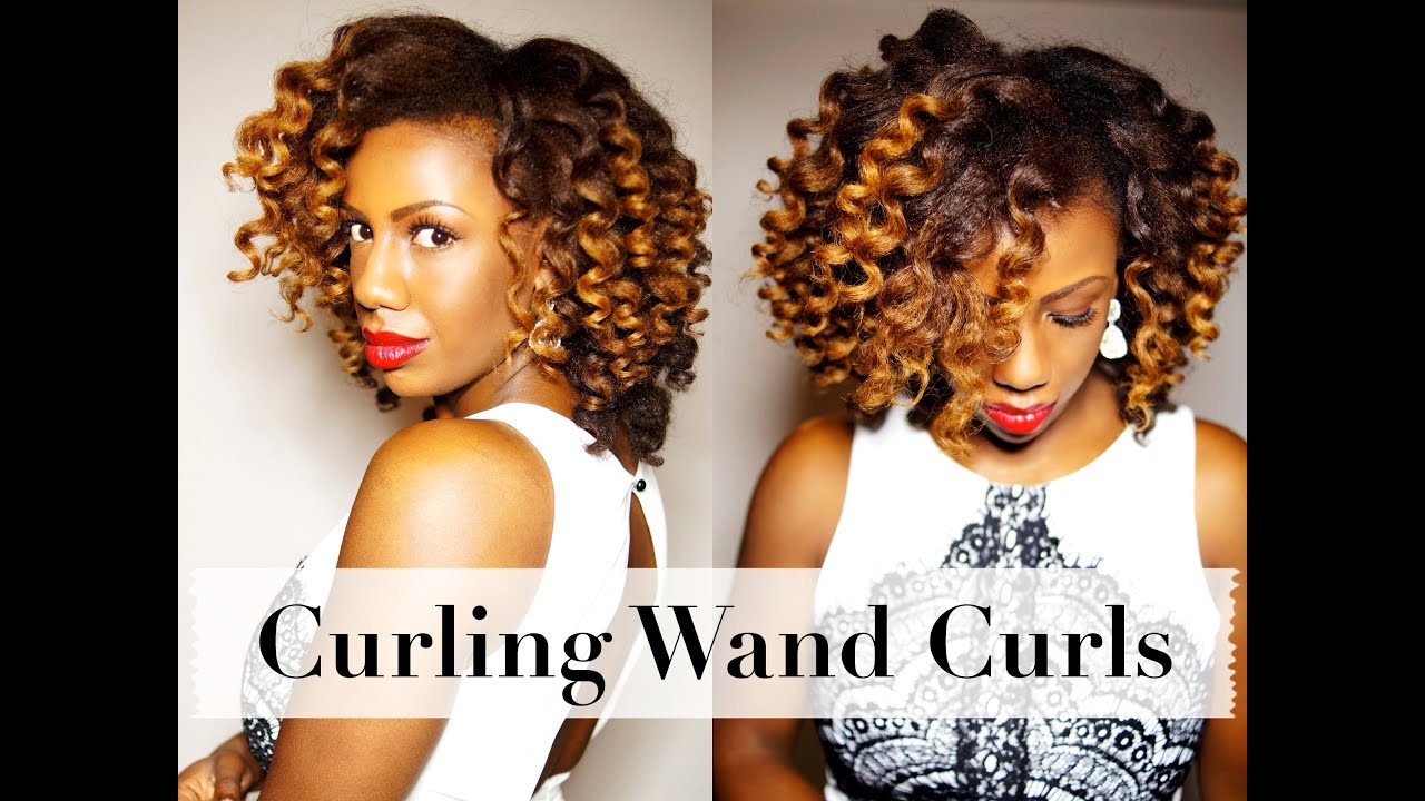 Curling Wand Curls on Natural Hair