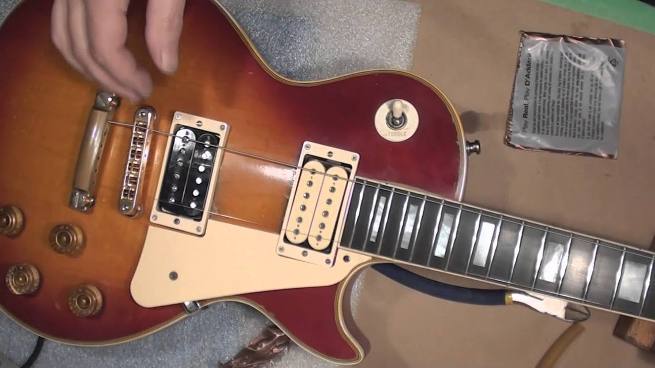 Gibson Les Paul Gets Parts and Setup