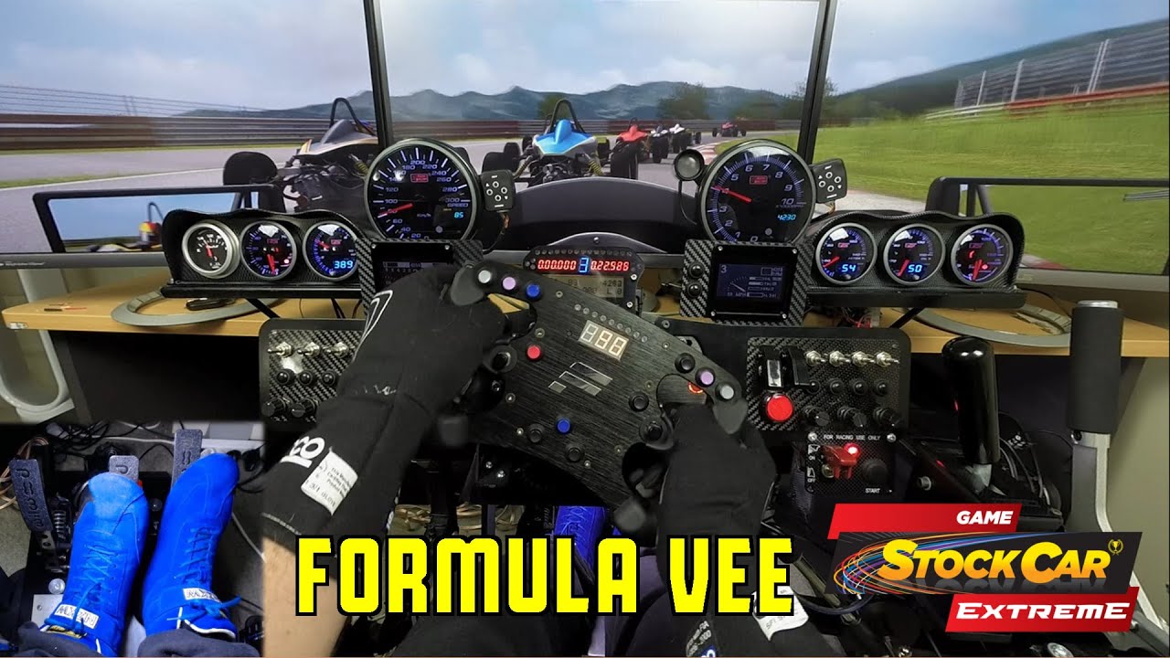 Game Stock Car Extreme 1.20 Formula Vee with GoPro POV and pedal cam