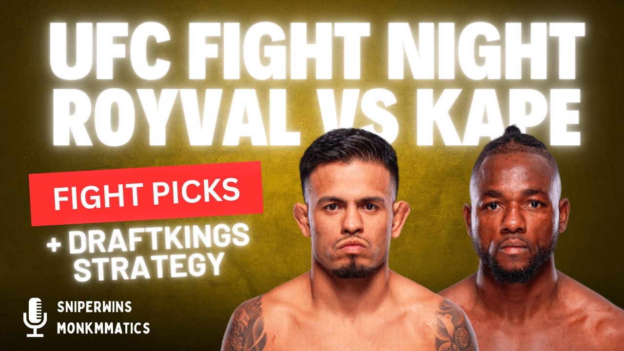 UFC Fight Night: Royval vs Kape Breakdowns + DraftKings Picks