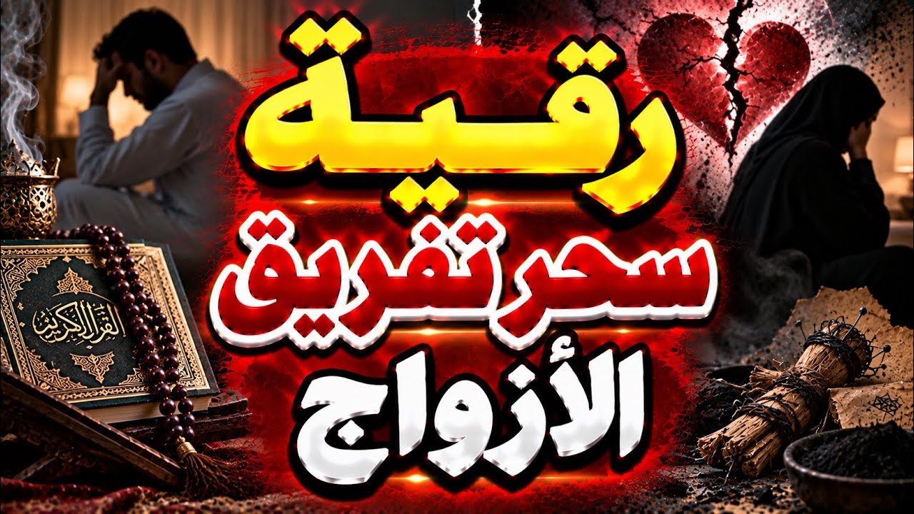 رقية سحر تفريق الأزواج / الشيخ خالد محمد باكوبن