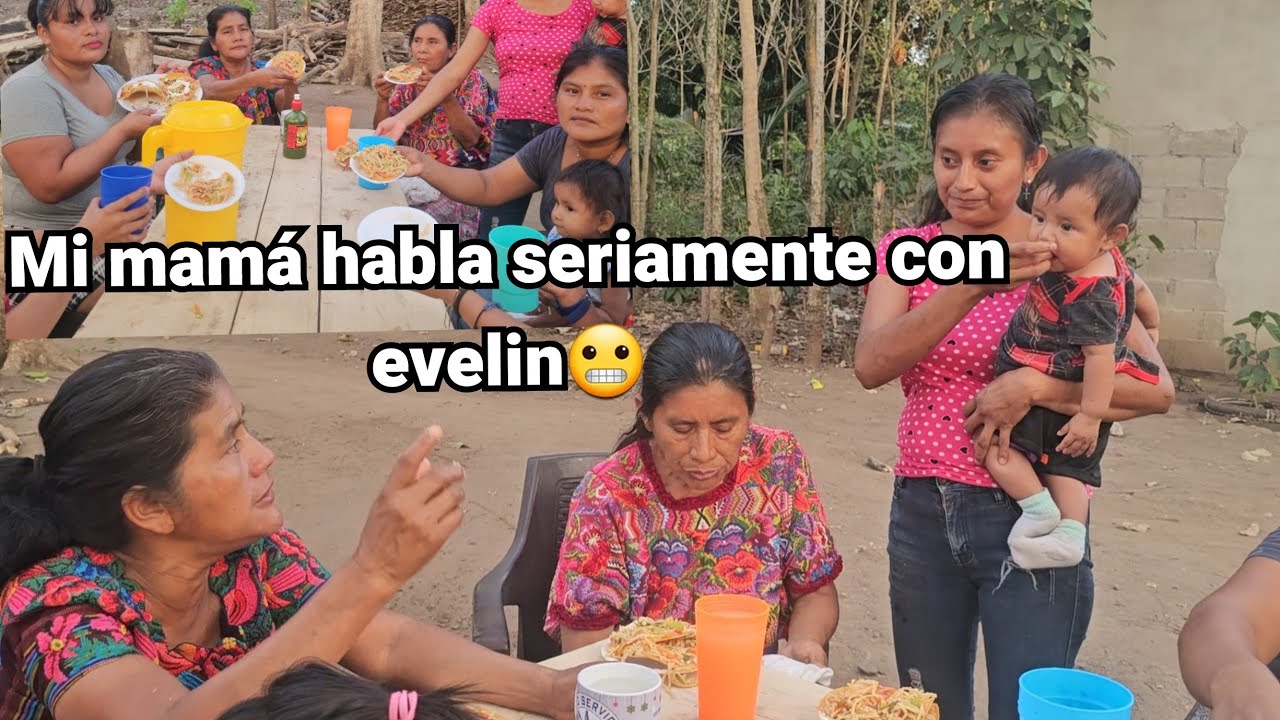 Mi mamá le regaña a evelin, No está de acuerdo con la broma que le hizo a Doña Olivia😯😬