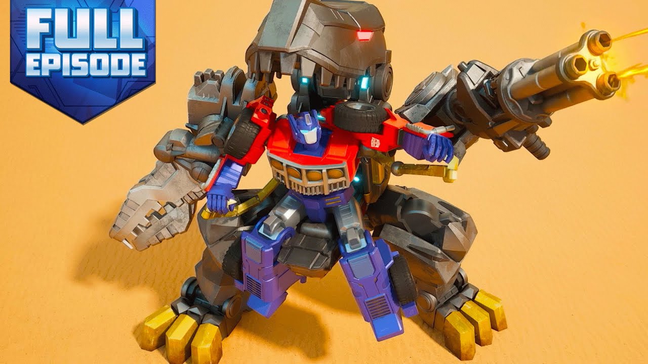 Optimus in a Grimlock Mech-Suit?  | E17 | Transformers: CYBERWORLD