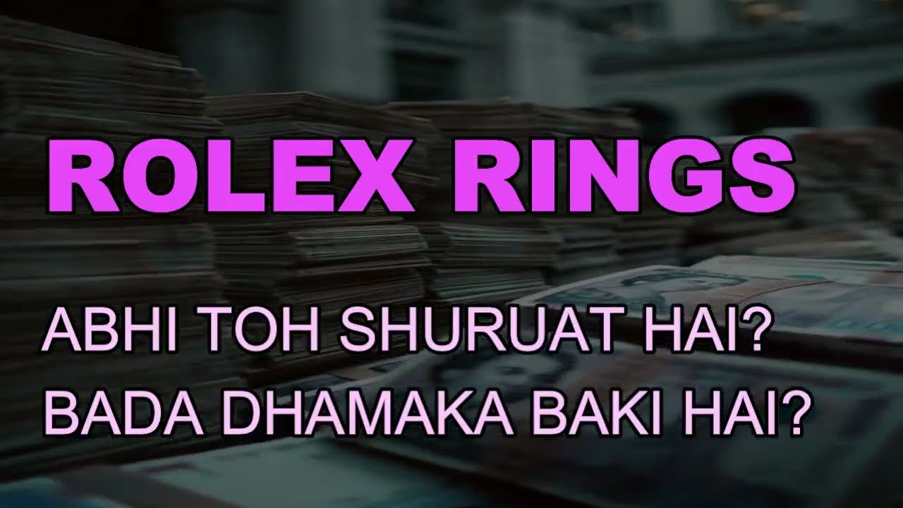 ROLEX RINGS SHARE LATEST NEWS - ROLEX RINGS SHARE TARGET - ROLEX RINGS SHARE PREDICTION #rolexrings
