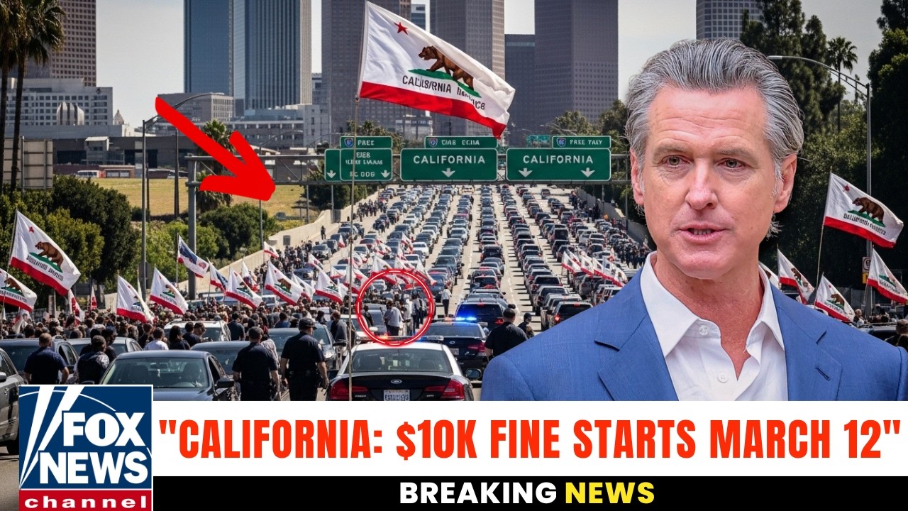 EMERGENCY: Every California Driver Being Fined $10K Starting March 12 – Police Active NOW (2026)