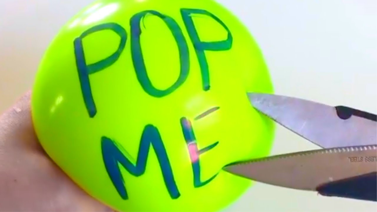 Satisfying Slime Stress Ball Cutting #5