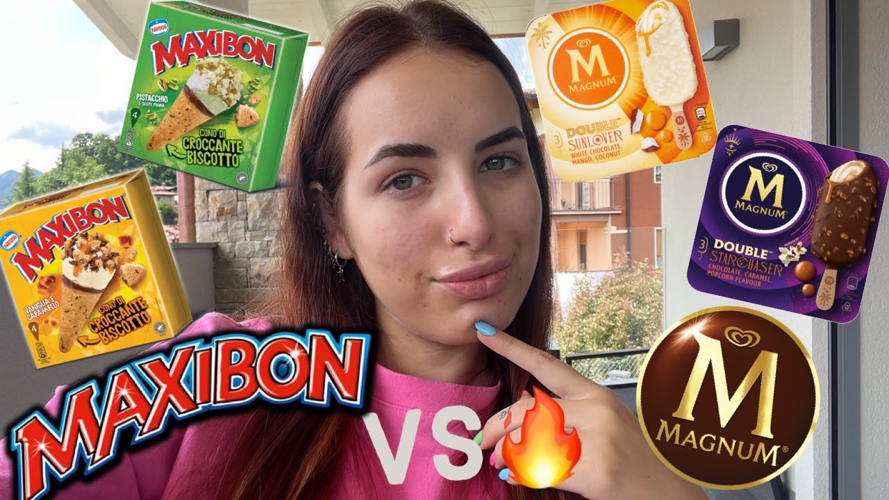 MAXIBON VS MAGNUM 🍦 NOVITÁ GELATI 2023 😋 | Nicole Mologni