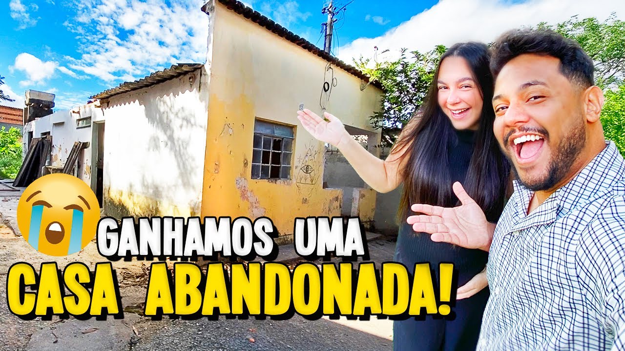 GANHAMOS UMA CASA ABANDONADA!