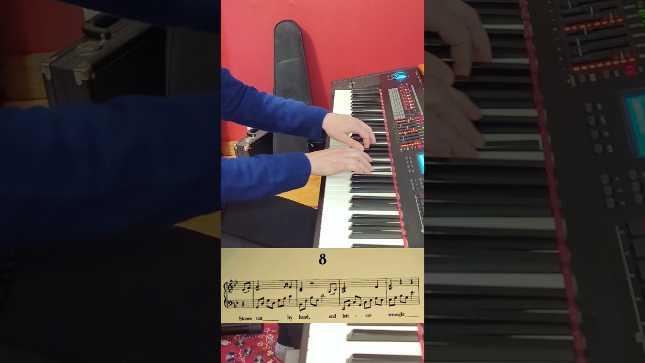 Blue Prince Sheet Music performed on piano #videogamemusic #pianocover #piano