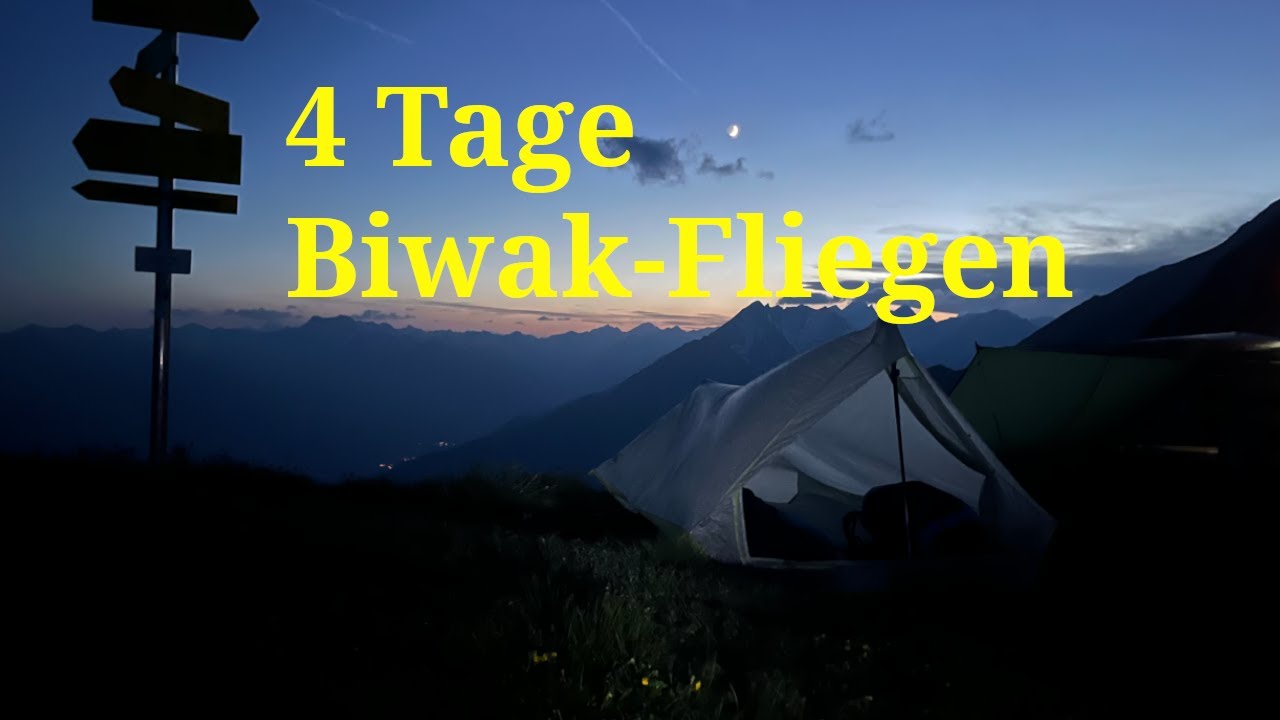 4 Tage Biwak-Fliegen mit Para|Dise
