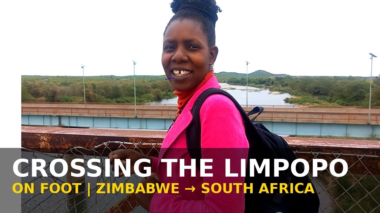 Пеший переход в Южную Африку 🇿🇦 | Пересечение границы по мосту Лимпопо