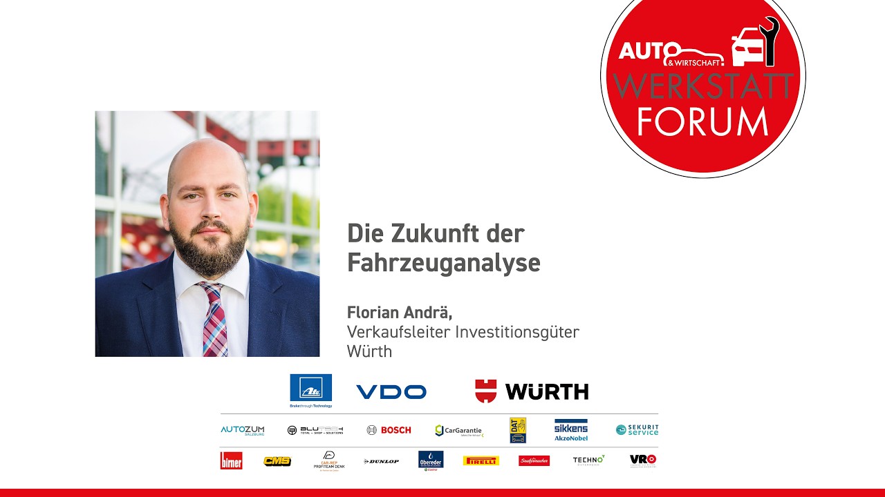 WERKSTATT-FORUM 2026: Florian Andrä (Würth) - Die Zukunft der Werkstattanalyse