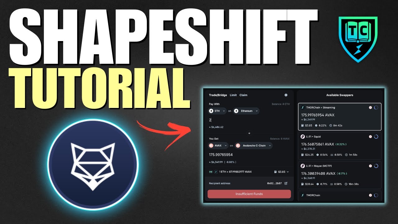 ShapeShift Tutorial For Brand New Users