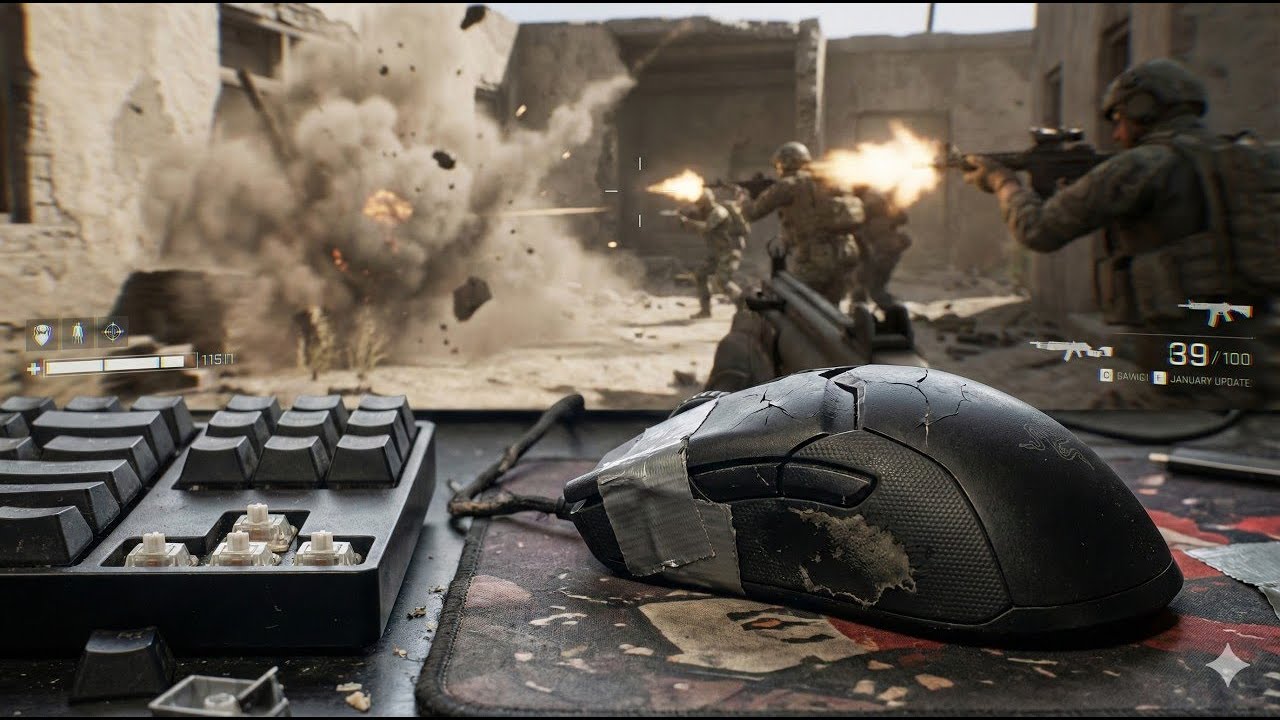 Playing the Jan Update with a BROKEN Mouse (Painful)