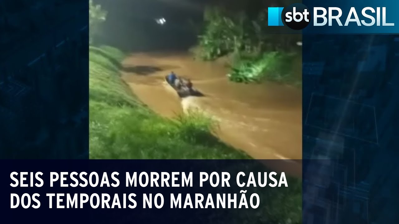 Seis pessoas morrem por causa dos temporais no Maranh&atilde;o | SBT Brasil (21/03/23)