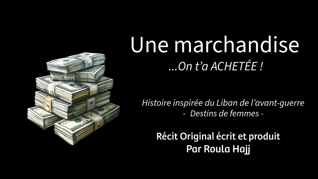 Une marchandise - ...On t'a ACHETÉE!  (Une histoire inspirée du Liban de l’avant-guerre)