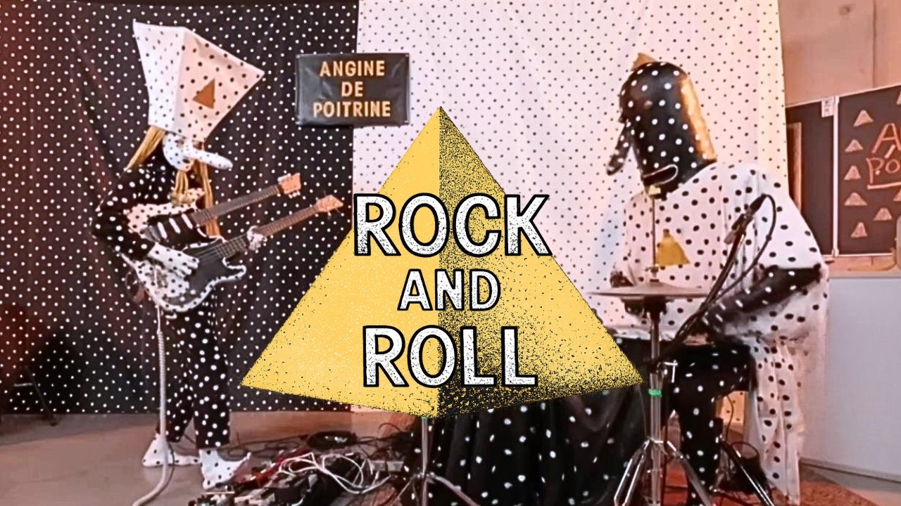 ANGINE DE POITRINE plays LED ZEP (Amazing Rare Footage)