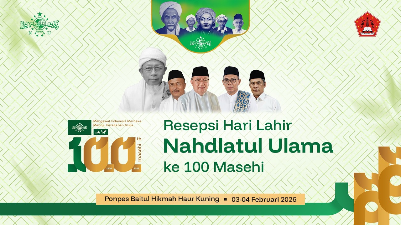 🔴LIVE HARLAH NAHDLATUL ULAMA KE 100 PWNU JAWA BARAT
