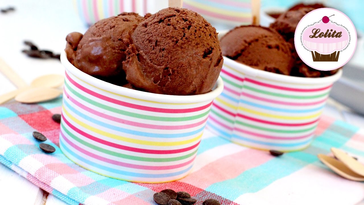 Receta de helado de chocolate casero | Helado cremoso | Receta fácil