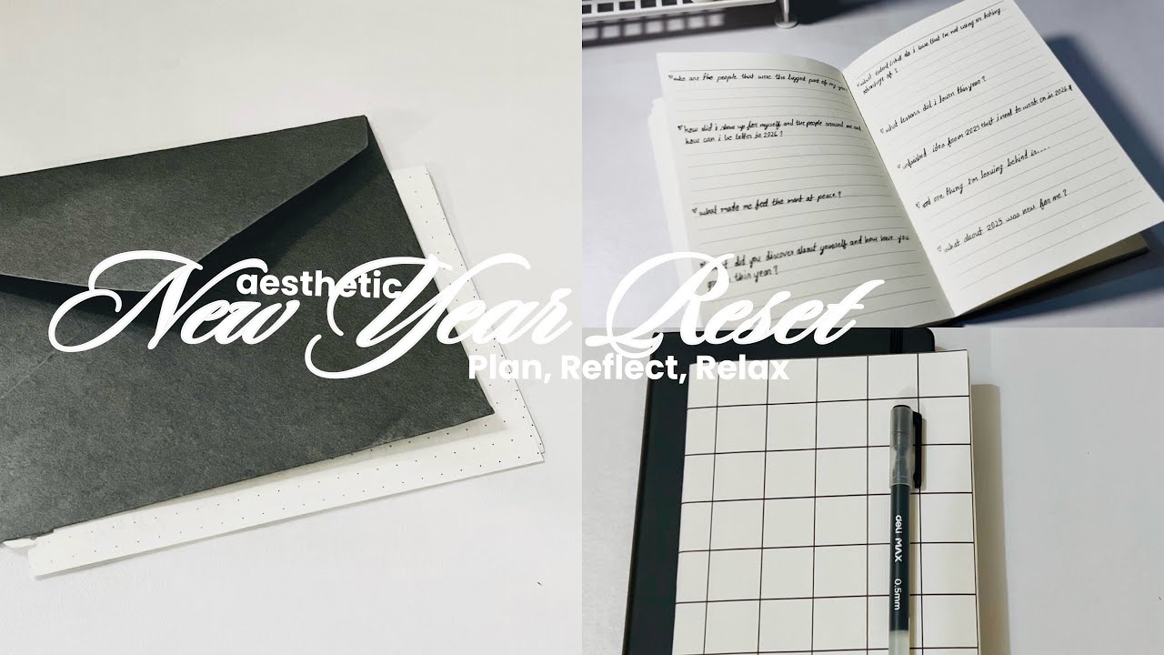 Aesthetic New Year Reset📓 | Journaling, Planning & Cozy Self-Care Days🤍