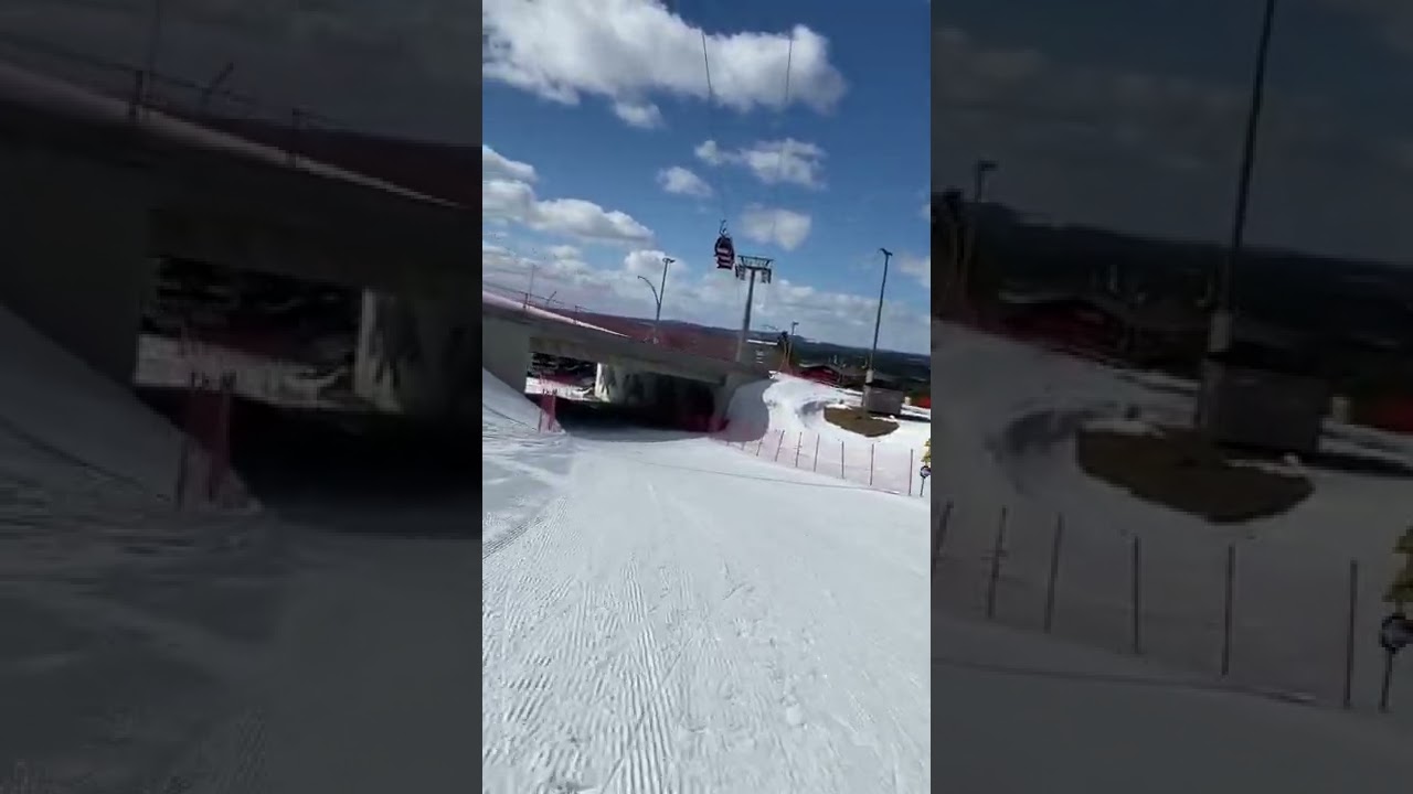 Snowboarding Ruka Ski resort, Finland