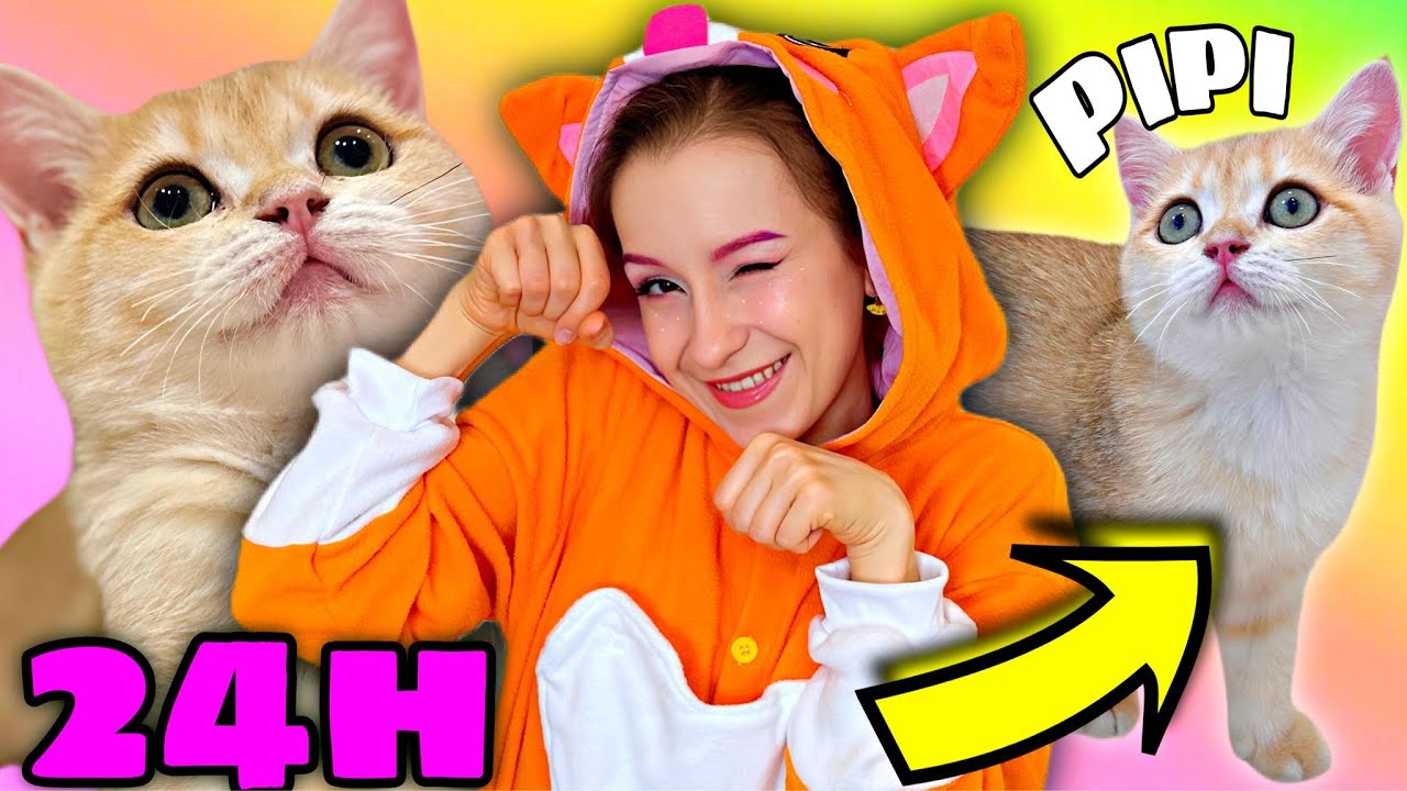 ZOSTAŁAM KOTEM NA 24H!😅