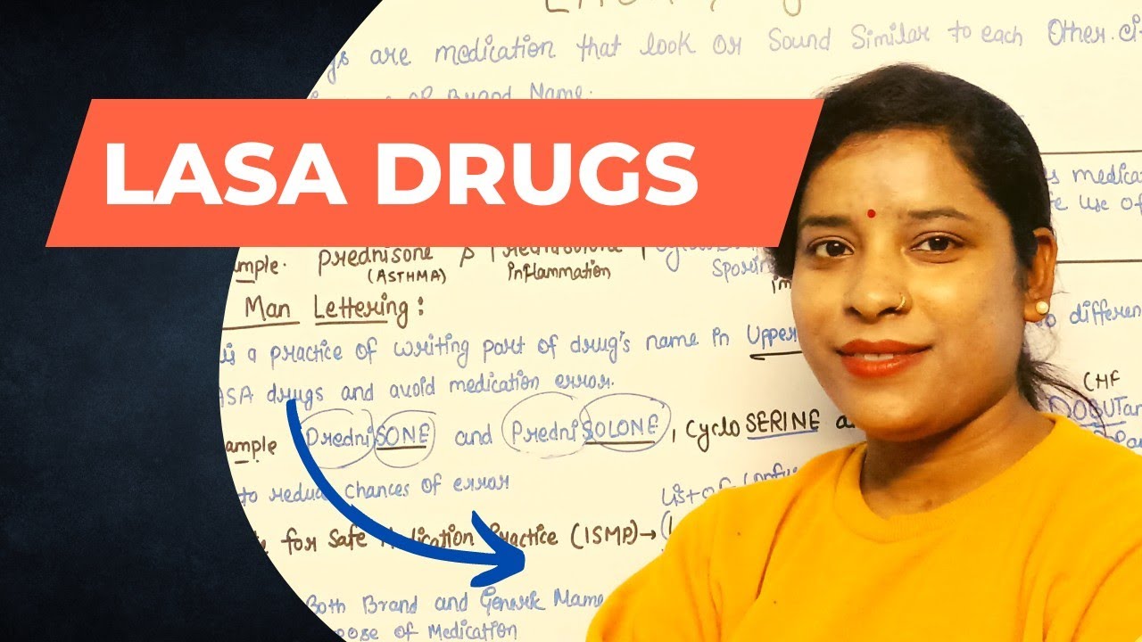 LASA Drugs | Definition | Tall Man Lettering | ISMP List