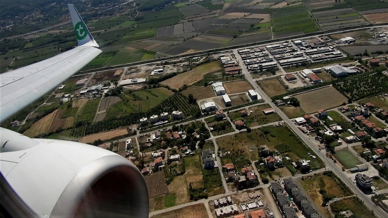 STUNNING VIEW!] Transavia B737-800 Into DALAMAN Airport (Turkey) HD