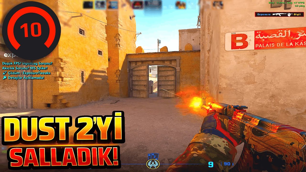 CS2 - Faceit 3700+ ELO | De_Dust 2'de Dengeyi Biz Bozduk! (CS2 Gameplay)🎯