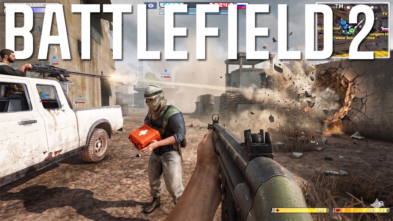 BF2 UNKNOW MOD - The Most CHAOTIC Battlefield Experience EVER!