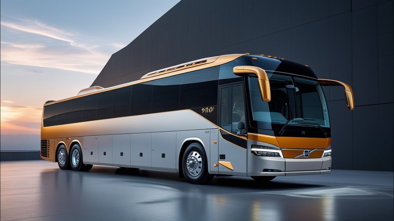 2026 Volvo 9100 Expensive Modern Luxury Bus officially unveil first look