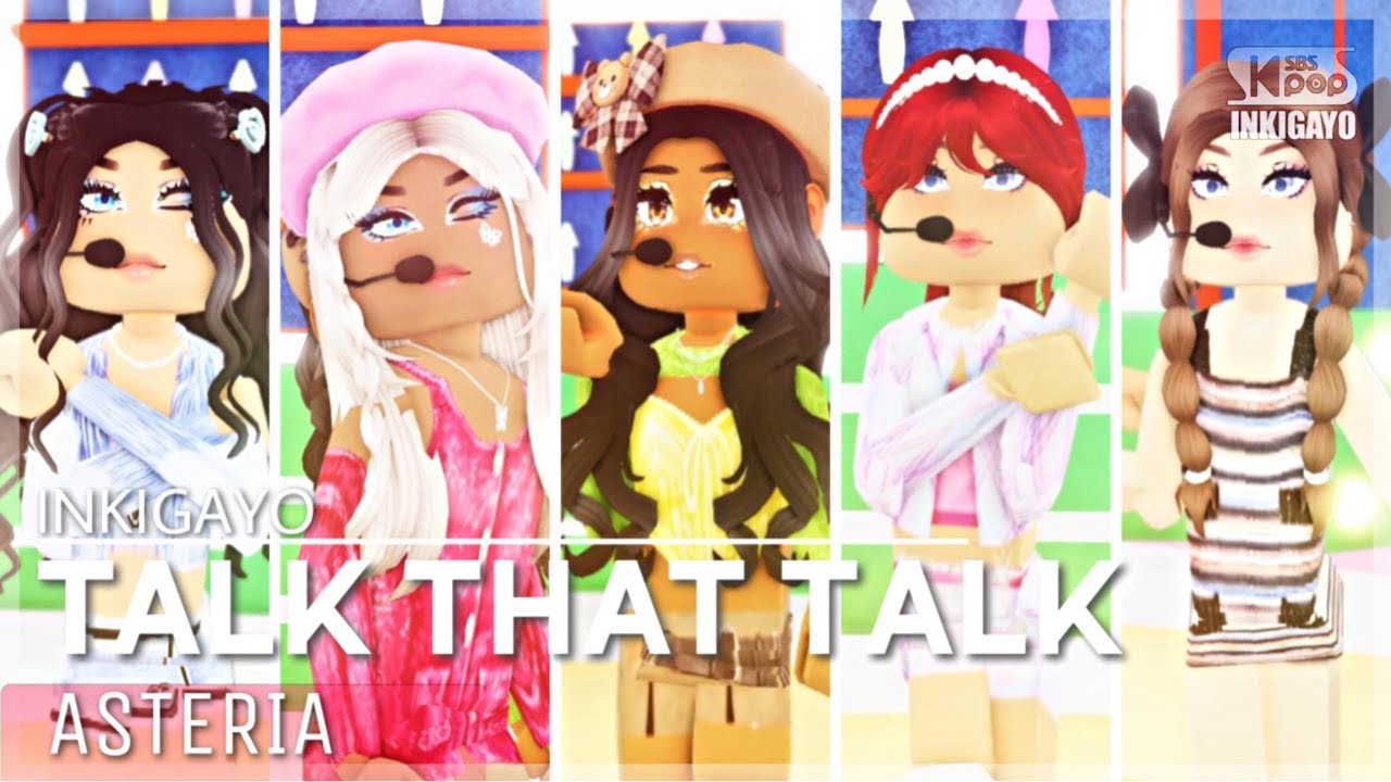 ASTERIA - TALK THAT TALK (INKIGAYO COMEBACK STAGE) 4K ROBLOX KPOP