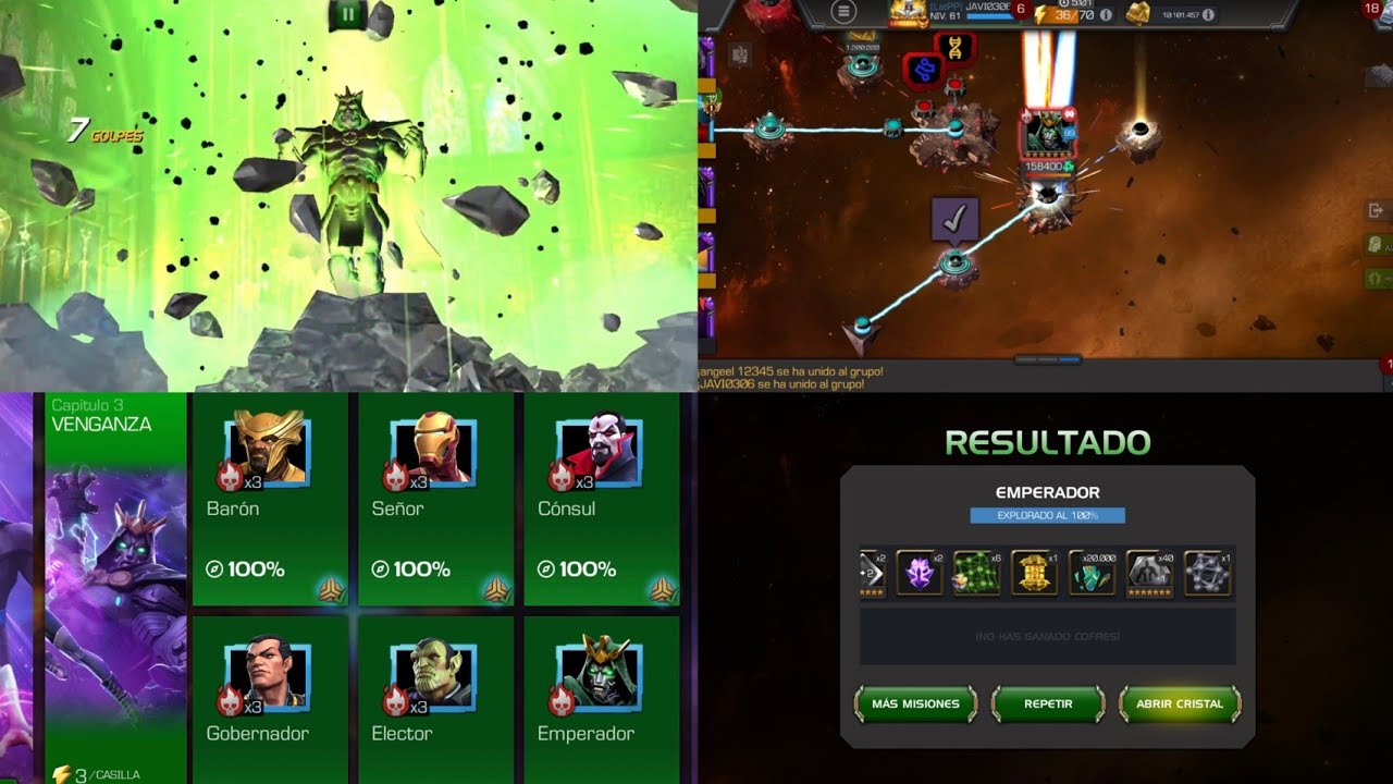 Primera pasada al acto 9.3 Nodos explicados y mejores atacantes MCOC 