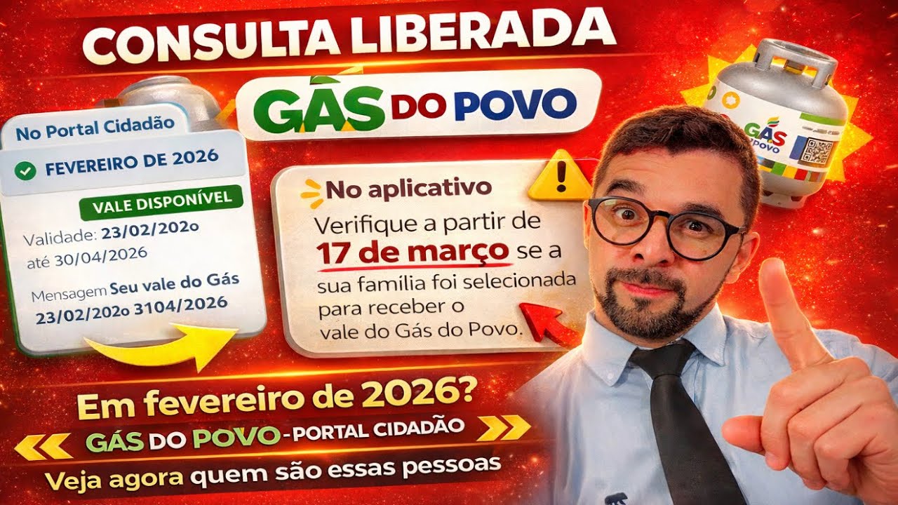 GÁS DO POVO: CAIXA LIBERA CONSULTA FEVEREIRO! VEJA QUEM VAI RECEBER! É PARA TODOS DO BOLSA FAMÍLIA? 