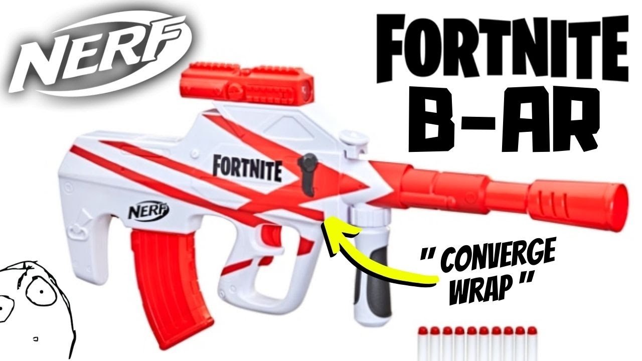 New Nerf Fortnite B-AR: Nerf Bullpup Burstfire Assault Rifle Goodness. It's a thing.
