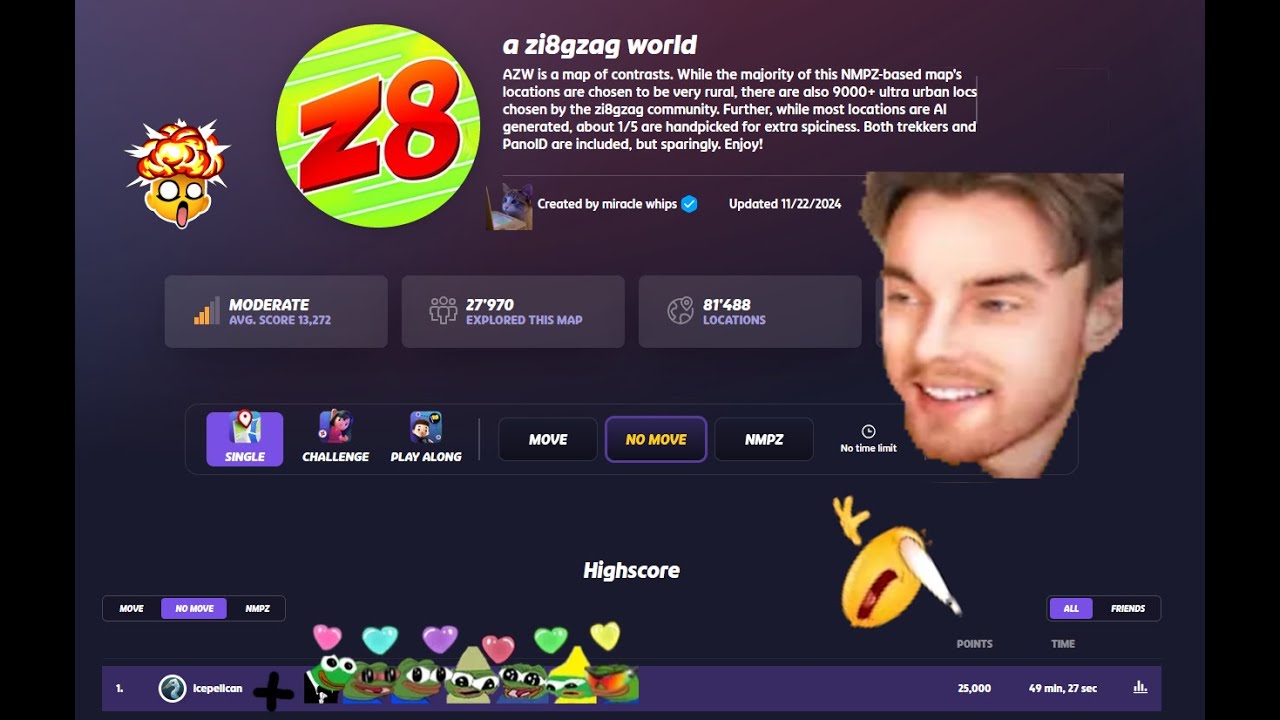 FIRST Ever NM 25k on A Zi8gzag World