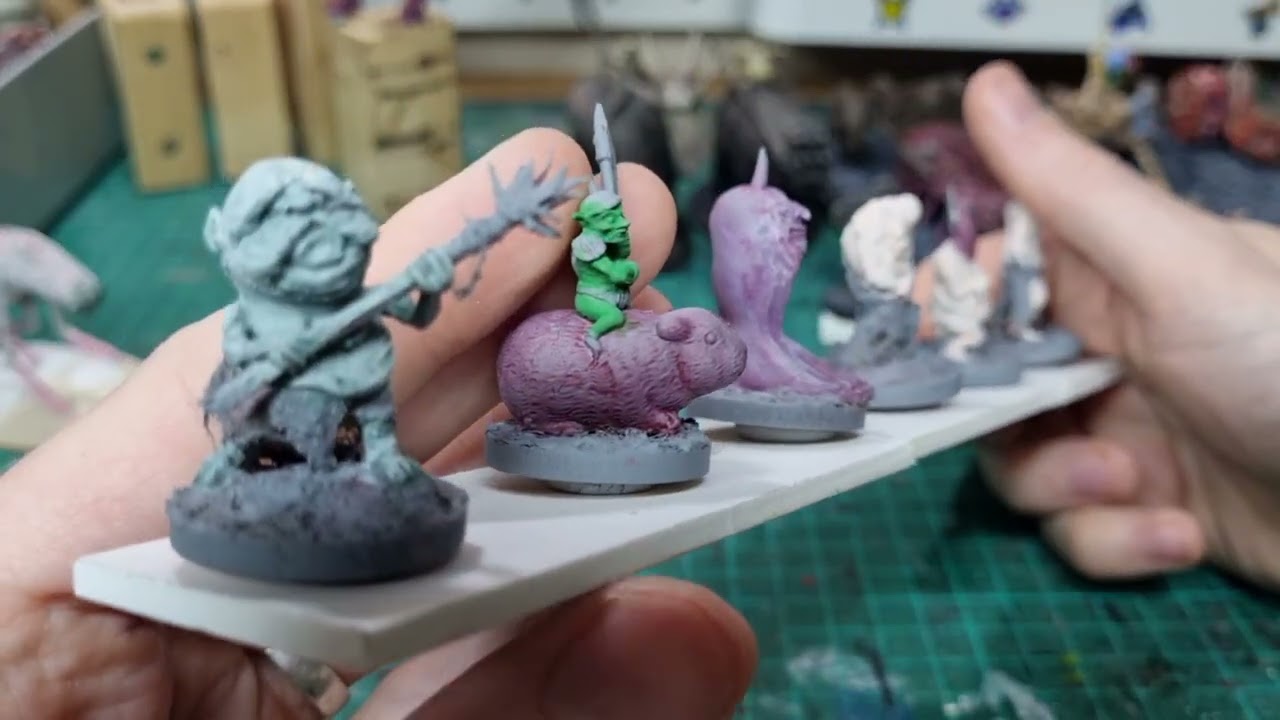 Scratch built chaos army(MINIATURES HOBBY VLOG)