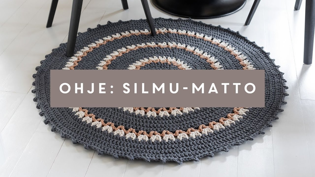 Ohje: Virkattu Silmu-matto