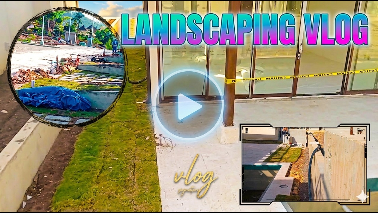 landscaping vlog at ochi rios 🇯🇲🏨
