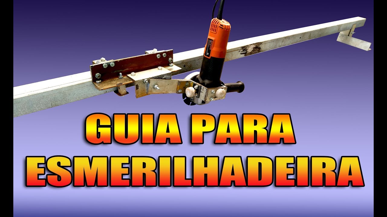 como fazer uma GUIA PARA ESMERILHADEIRA