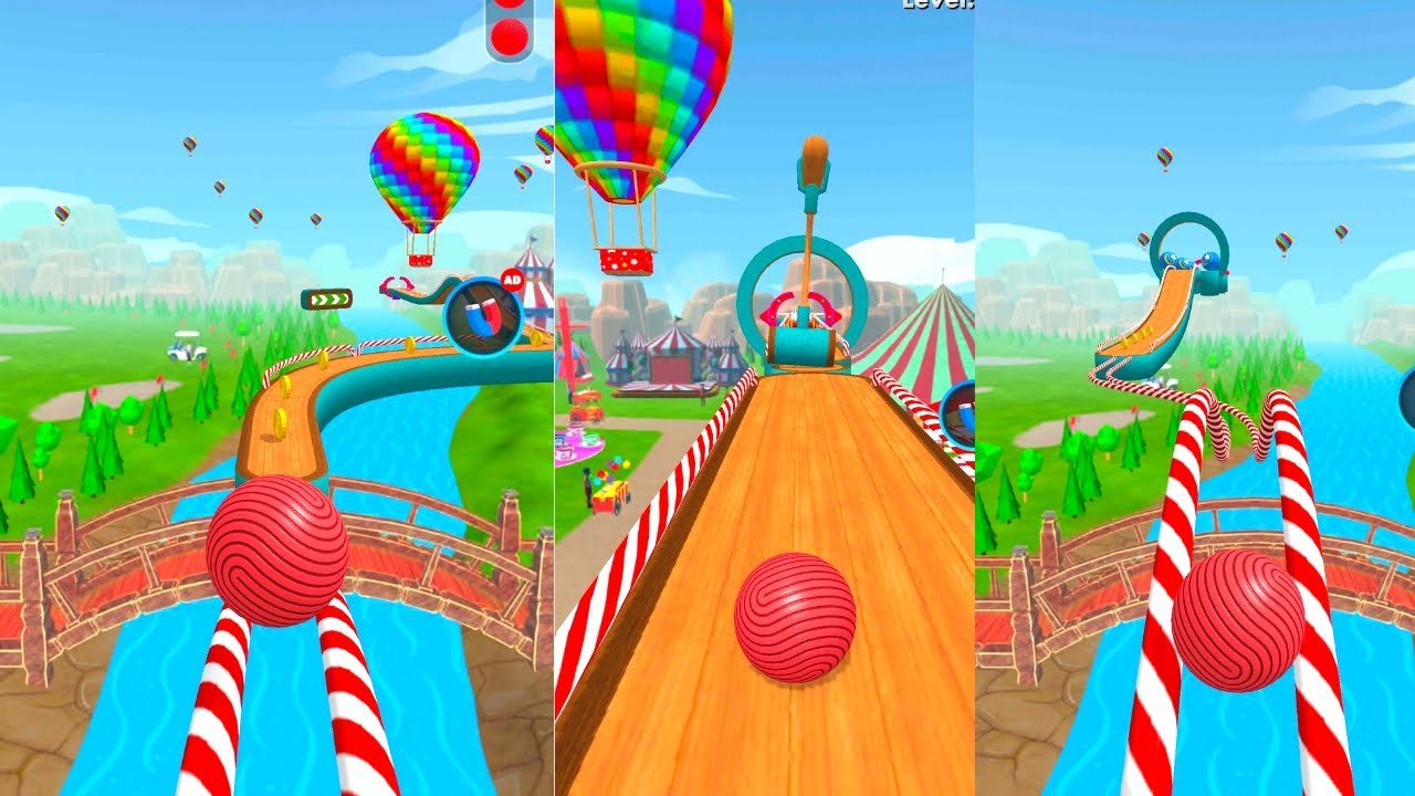 Sky Ball Jump IOS Android Gameplay Walkthrough