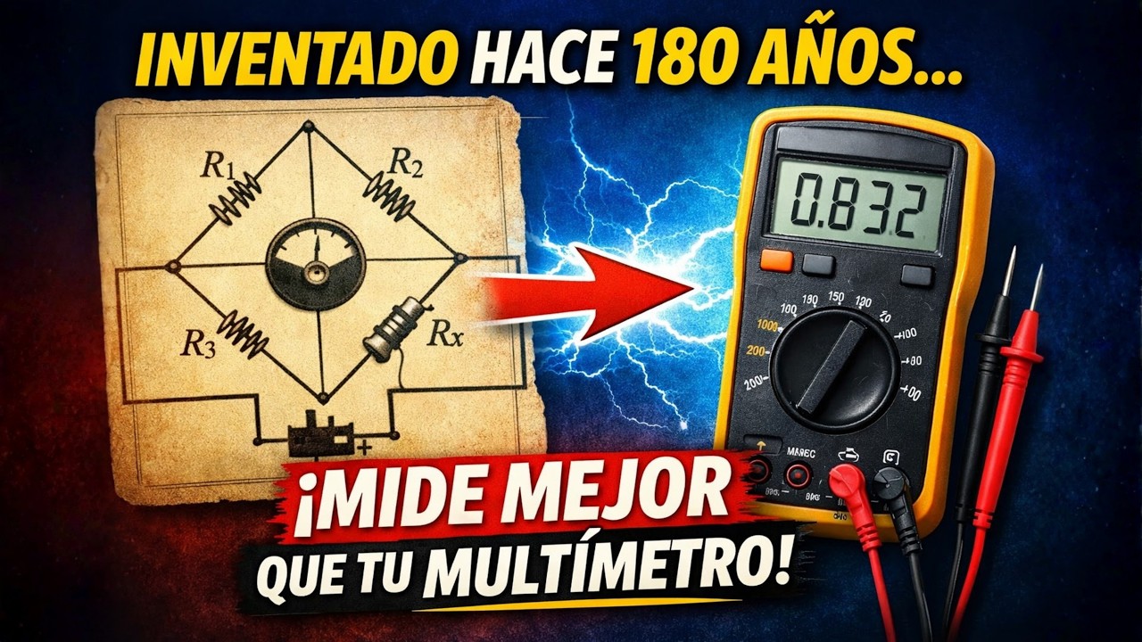 Cómo funciona el puente de Wheatstone: viejo, simple y brutalmente preciso.