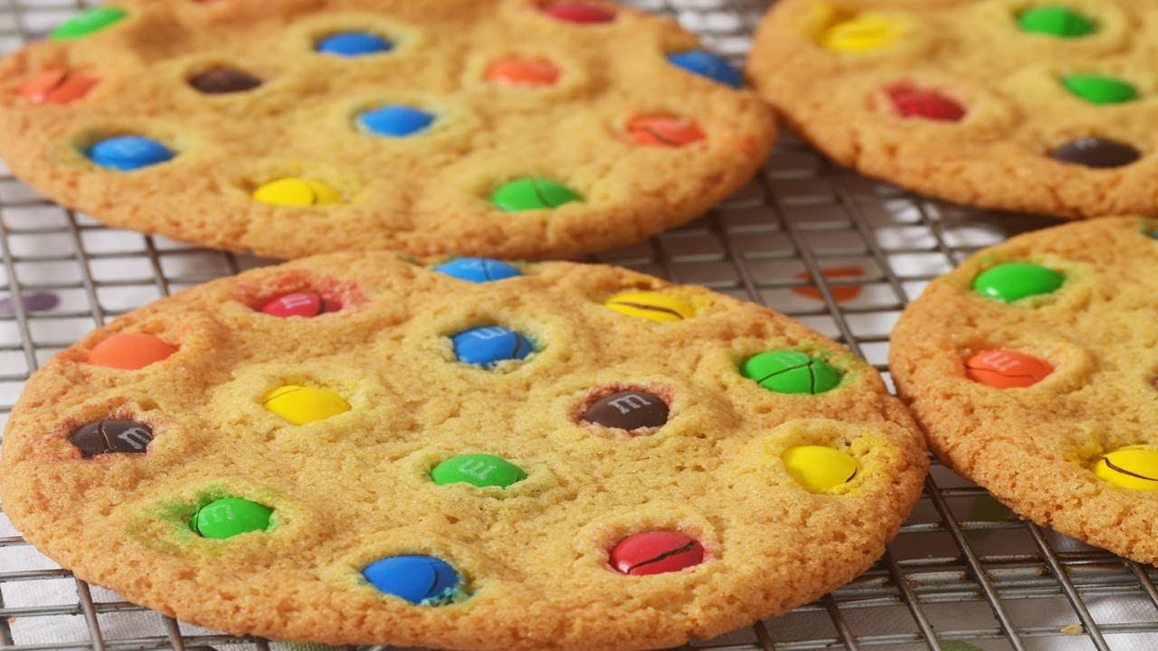 M&Ms Cookies Recipe Demonstration - Joyofbaking.com