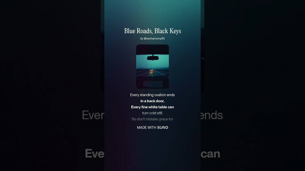 Blue Roads, Black Keys