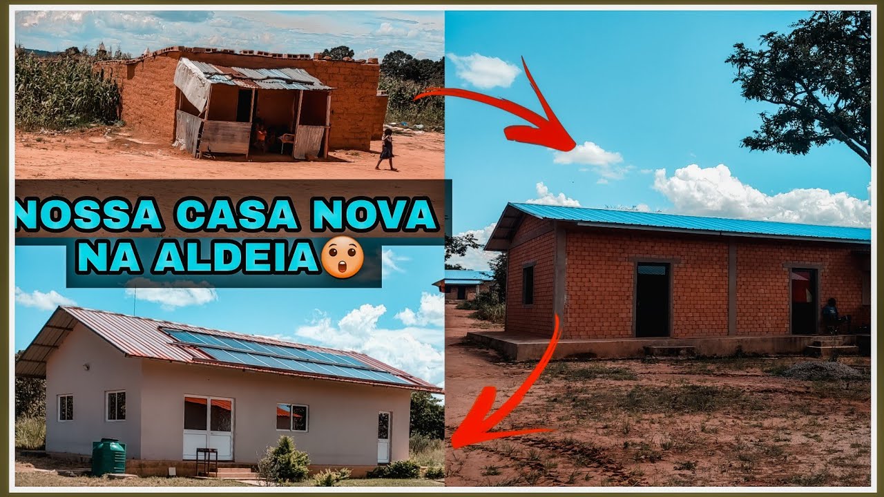 TOUR PELA NOSSA 🏘CASA 🛖 "temporária" NA ALDEIA 🇦🇴🇦🇴Camela Amões🤩👌🏿😍