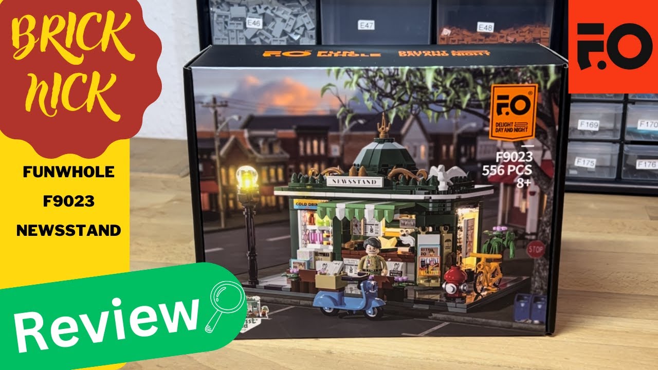 Funwhole Newsstand F9023 Review - ein schöner Zeitungskiosk für deine City