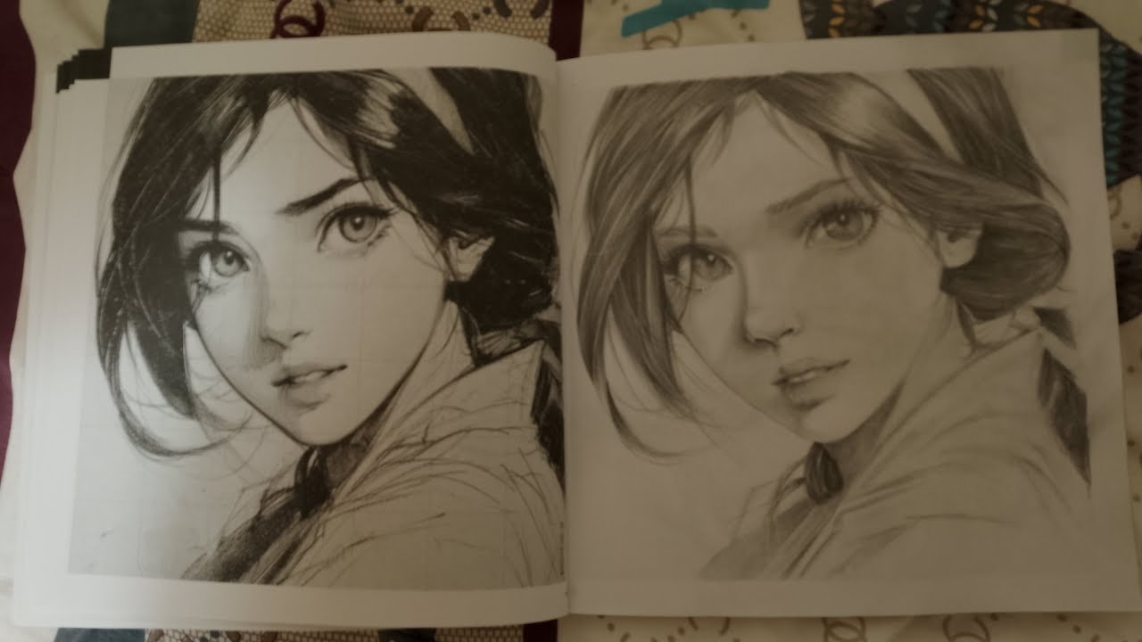 كيف نظلل بورتريه بطريقة واقعية مبسطة (simple realism) ؟