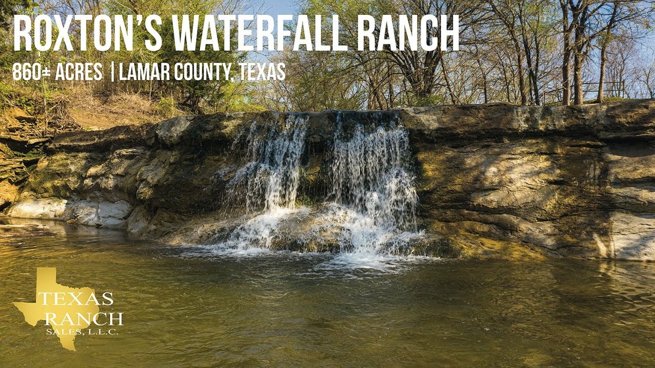 SOLD! Roxton's Waterfall Ranch | 860± Acre Ranch in Lamar County, Texas